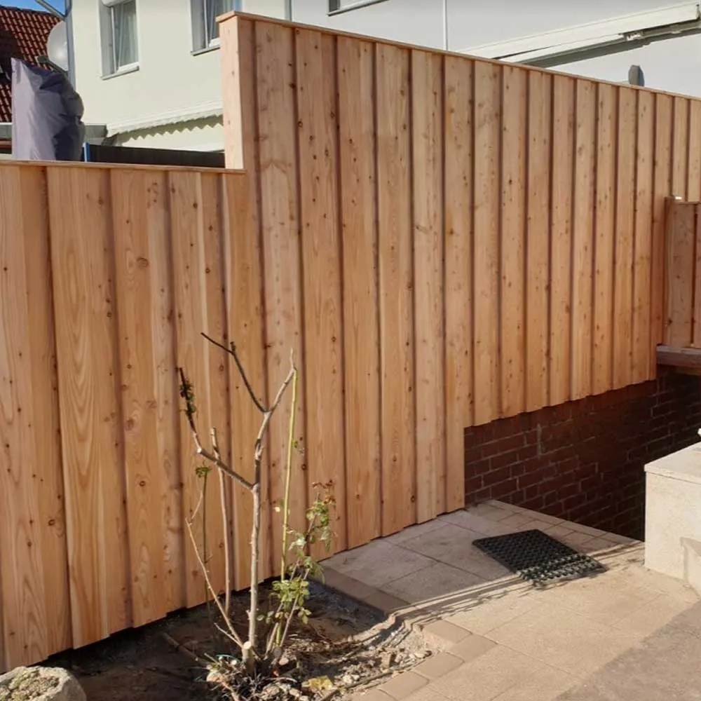 Zaunbrett Stavanger gerade, europäische Lärche natur – Bild 3