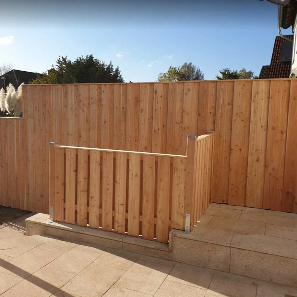 Zaunbrett Stavanger gerade, europäische Lärche natur – Bild 4