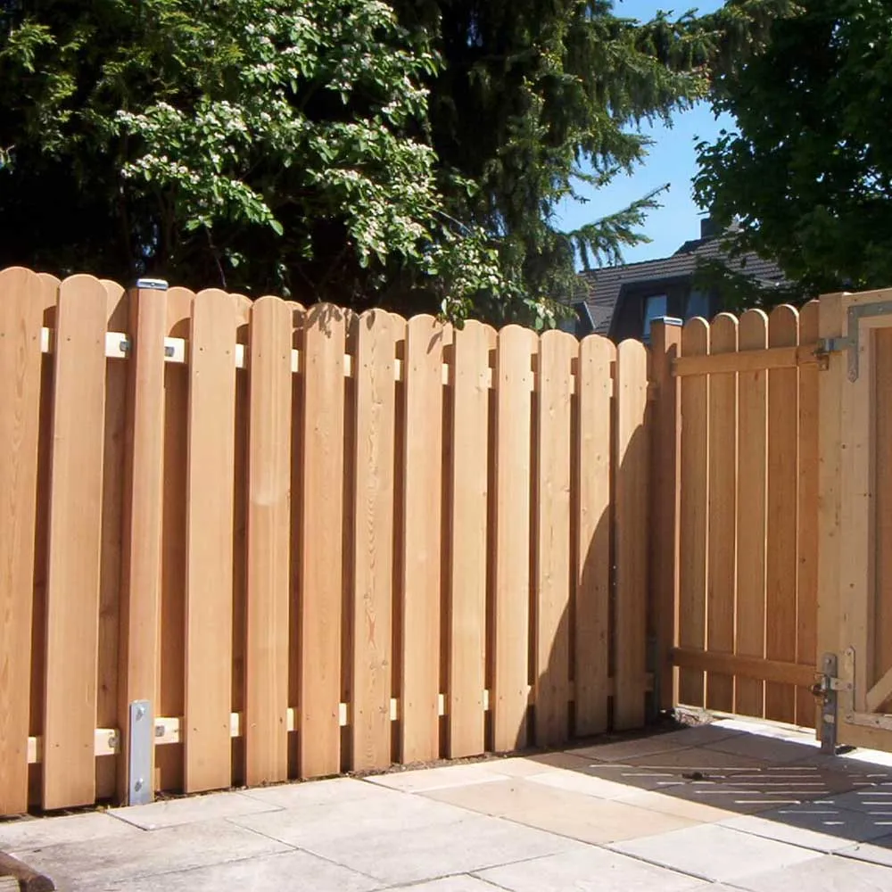 Zaunbrett Lappland gerundet, europäische Lärche natur – Bild 6