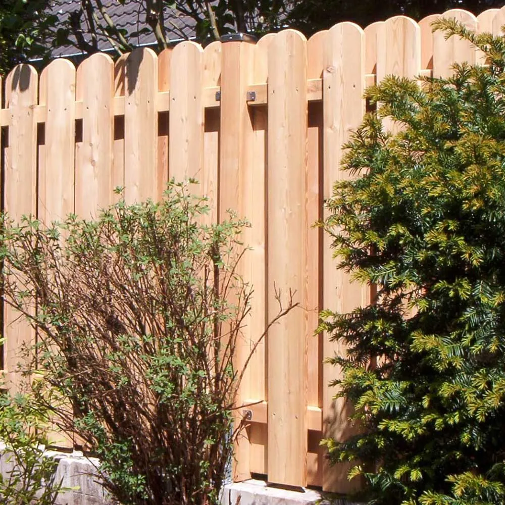 Zaunbrett Lappland gerundet, europäische Lärche natur – Bild 2