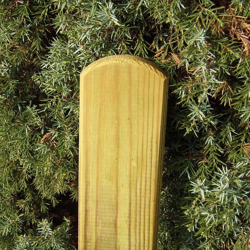 Zaunlatte Landhaus gerundet, KDI salzgrün