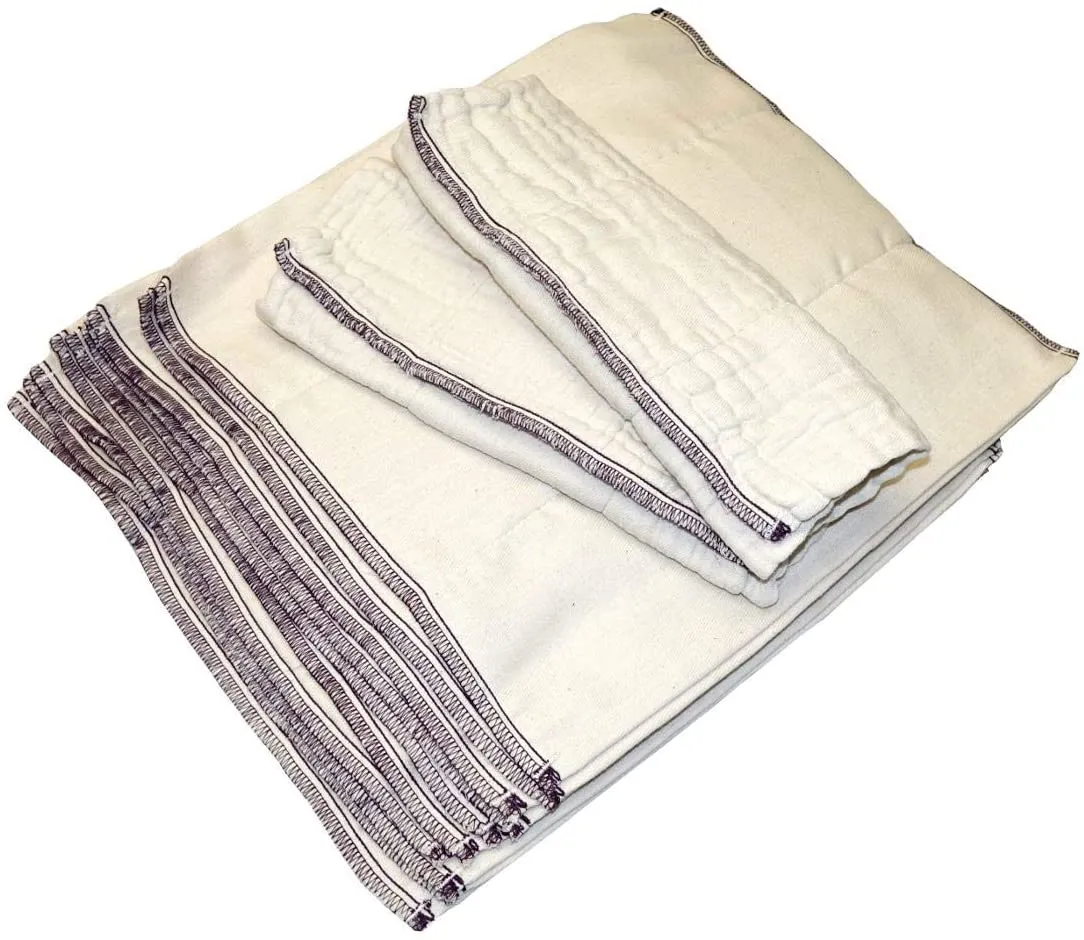 Avo&Cado Biobaumwolle Prefolds in Größe 1 | 10 Stück