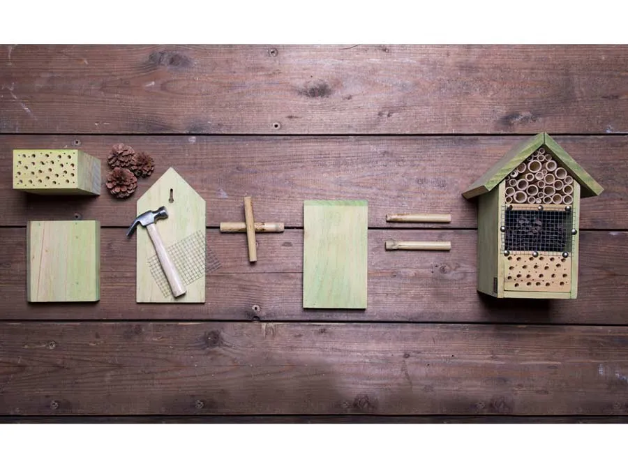 Komplett-Bausatz für Kinder und Bastler: DIY Insektenhotel – Bild 2