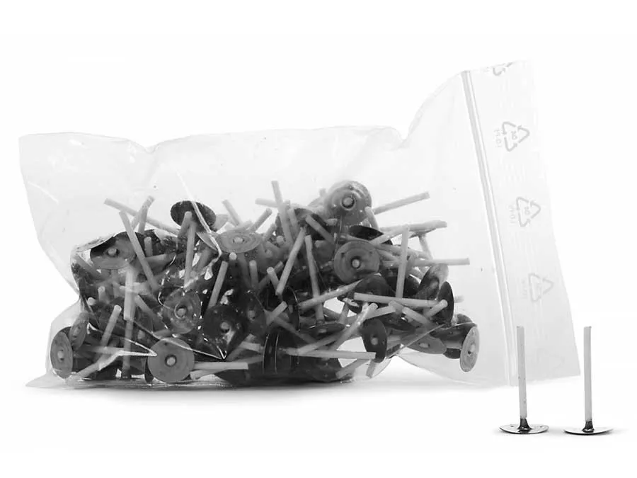 Teelicht-Dochte gewachst für die Kerzenherstellung, 100 Stück