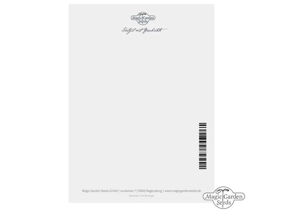 Geschenk- und Grußkarte „Der magische Garten“, Postkarte mit handgemaltem Motiv – Bild 2