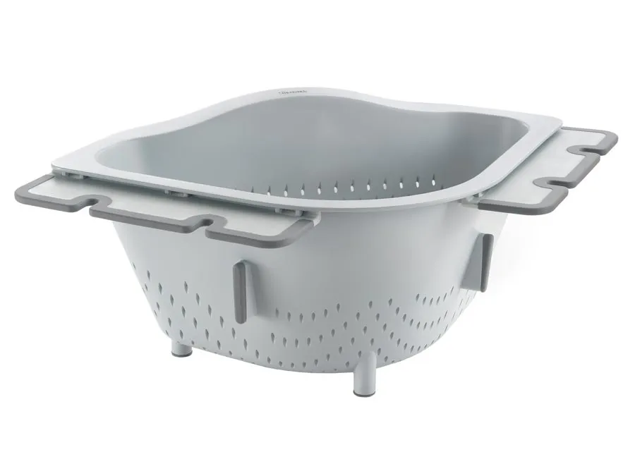 Ecksieb für die Spüle: Hängend oder stehend verwendbar, Abtropfsieb Drain On – Bild 4