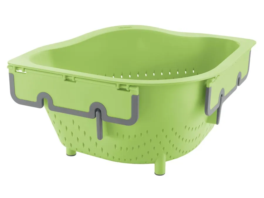 Ecksieb für die Spüle: Hängend oder stehend verwendbar, Abtropfsieb Drain On – Bild 2