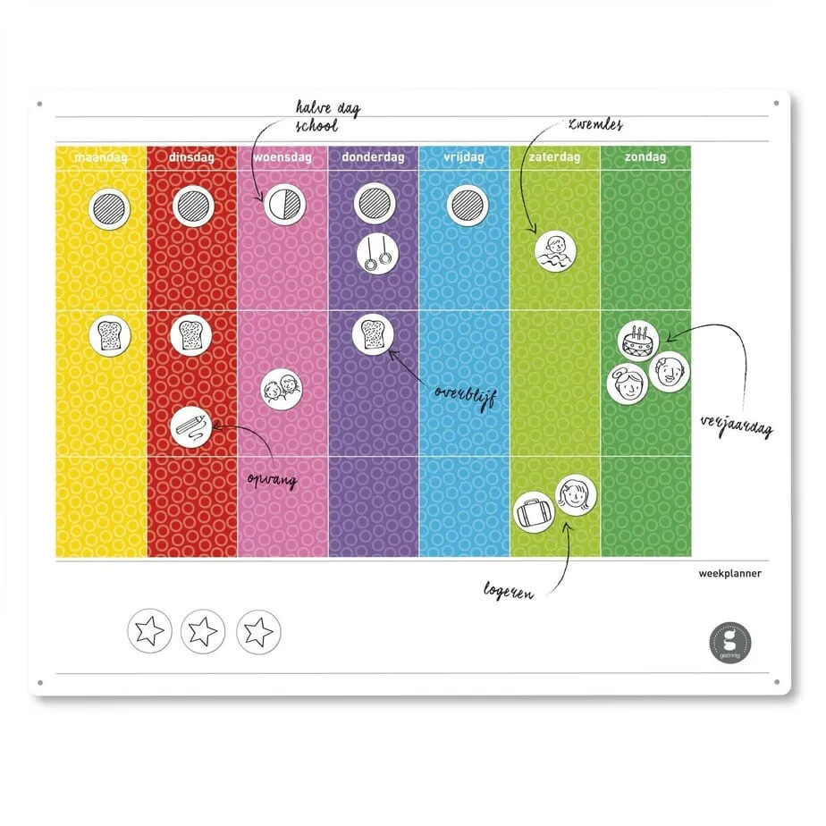 Weekplanner voor kids