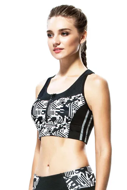 Sport-BH Slim Lines Black – Bild 4