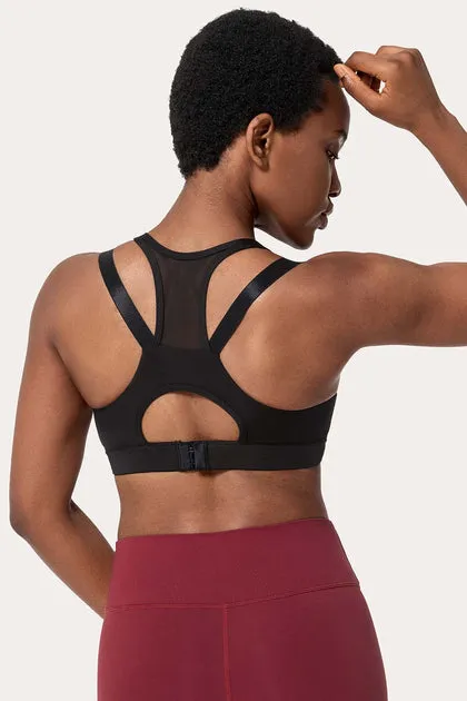 Sport-BH Tropical Holiday Black – Bild 3