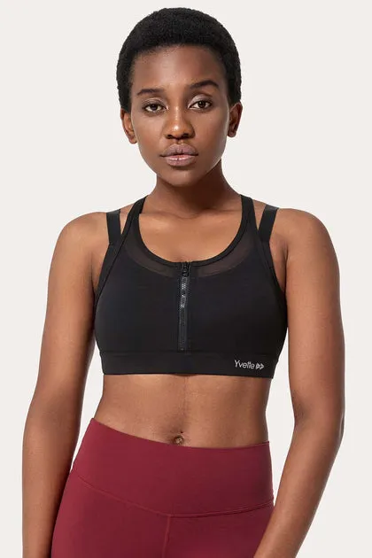 Sport-BH Tropical Holiday Black – Bild 2