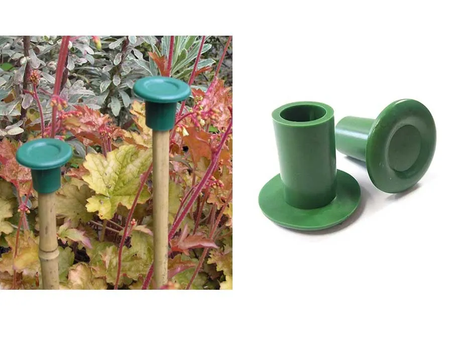 Weiche Schutz-/Kappen für Pflanzstäbe – Auch zum Aufbau von Abdeckungen, 10 Stück