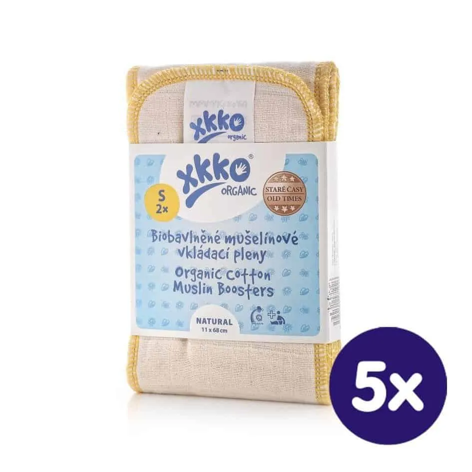 XKKO Booster Organic Old Times Muslin 2er-Set Gr. S