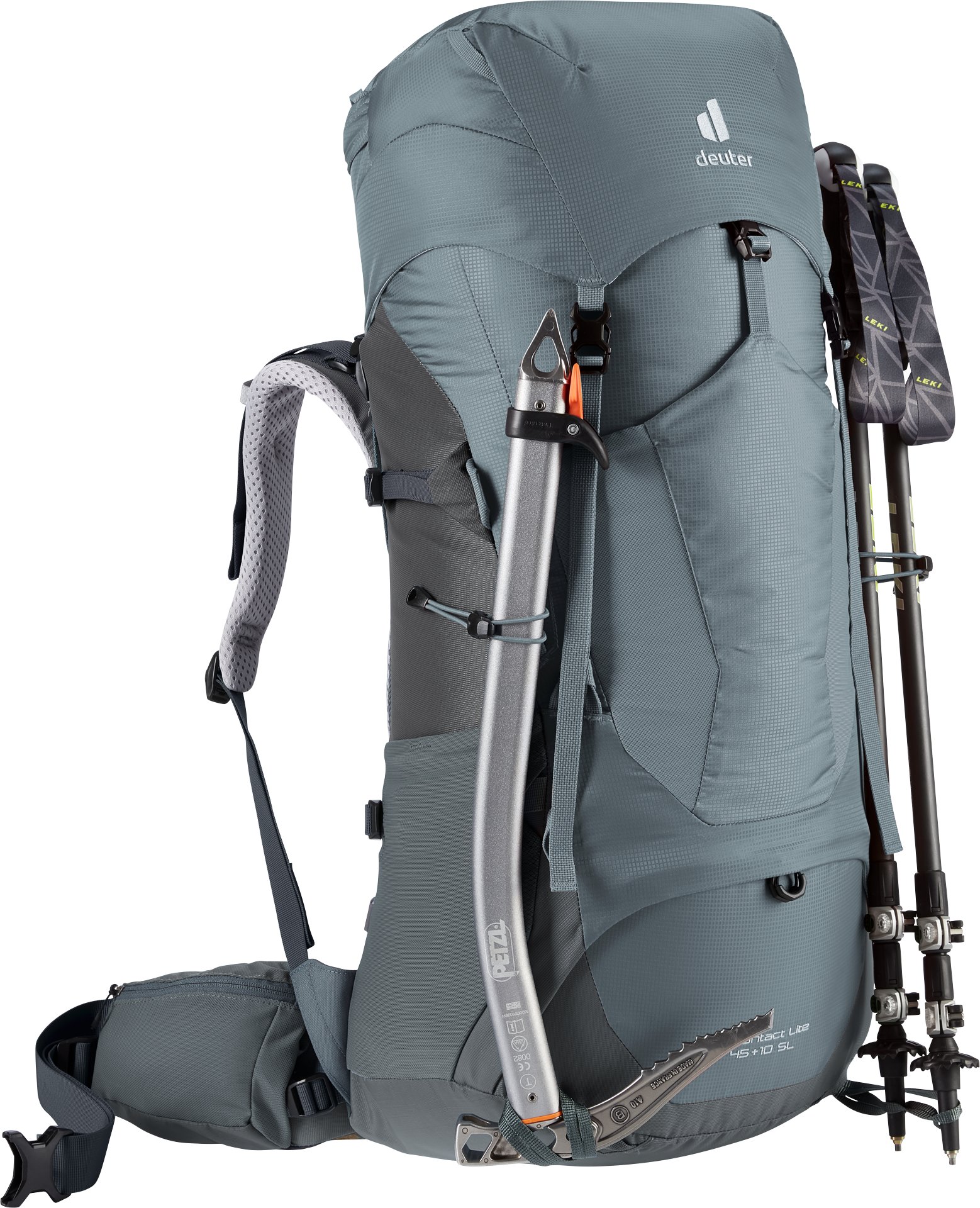 Aircontact Lite 45+10 SL shale-graphite Trekkingrucksack – Bild 7