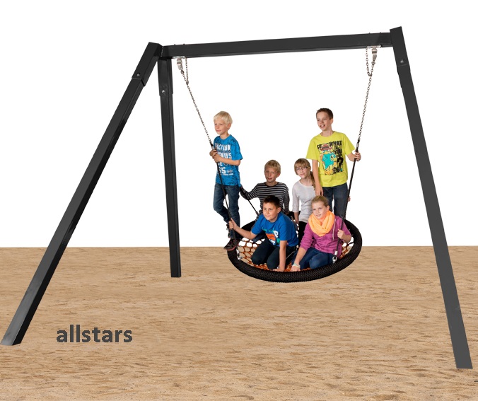 Ullmann Nestschaukel Schwalbennest Ø 100 Vogelnestschaukel plus Auffanglager – Bild 6