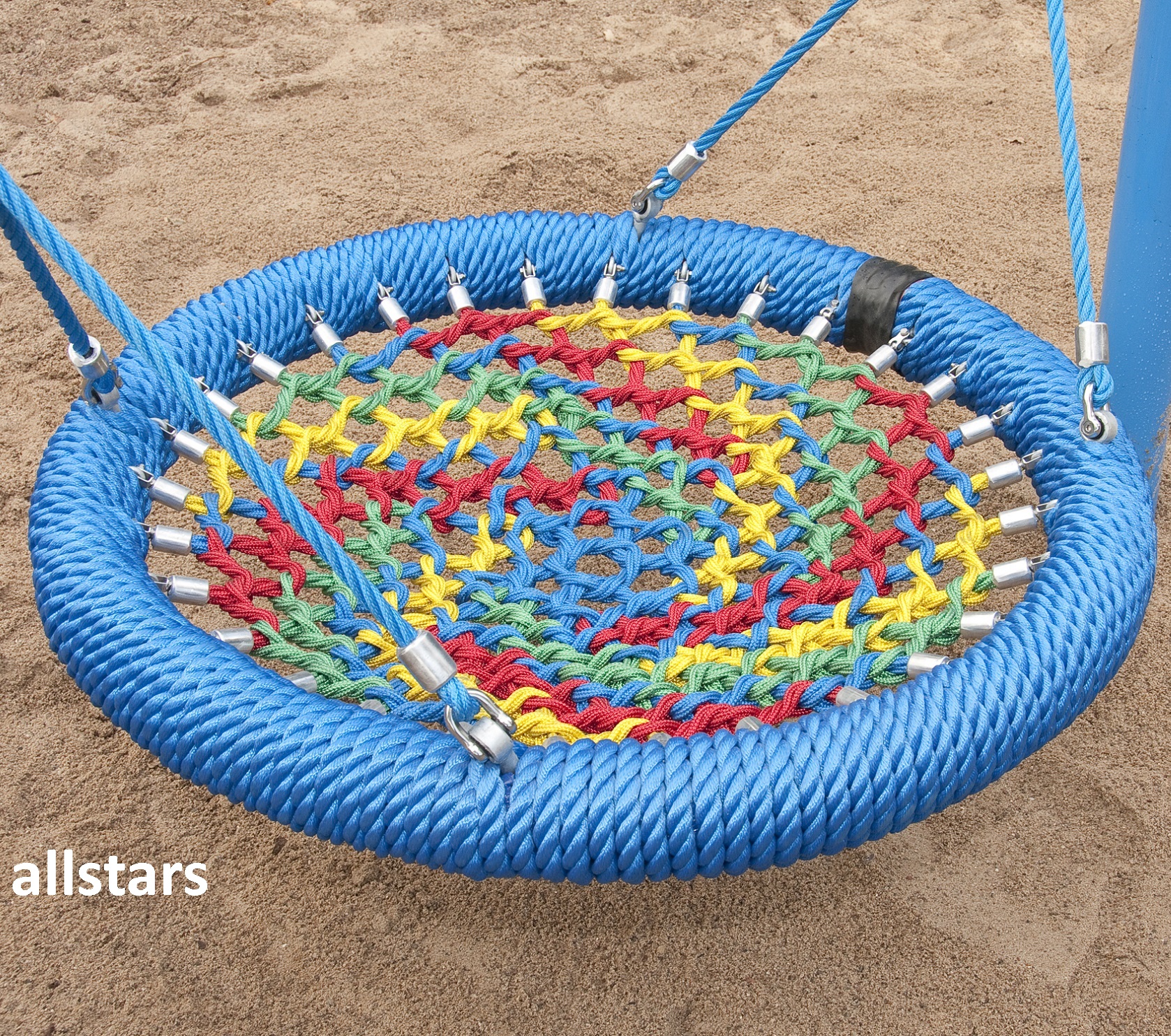 Ullmann Schaukel Nestschaukel Kükennest 120 cm feinmaschig kleine MW Ringschaukel