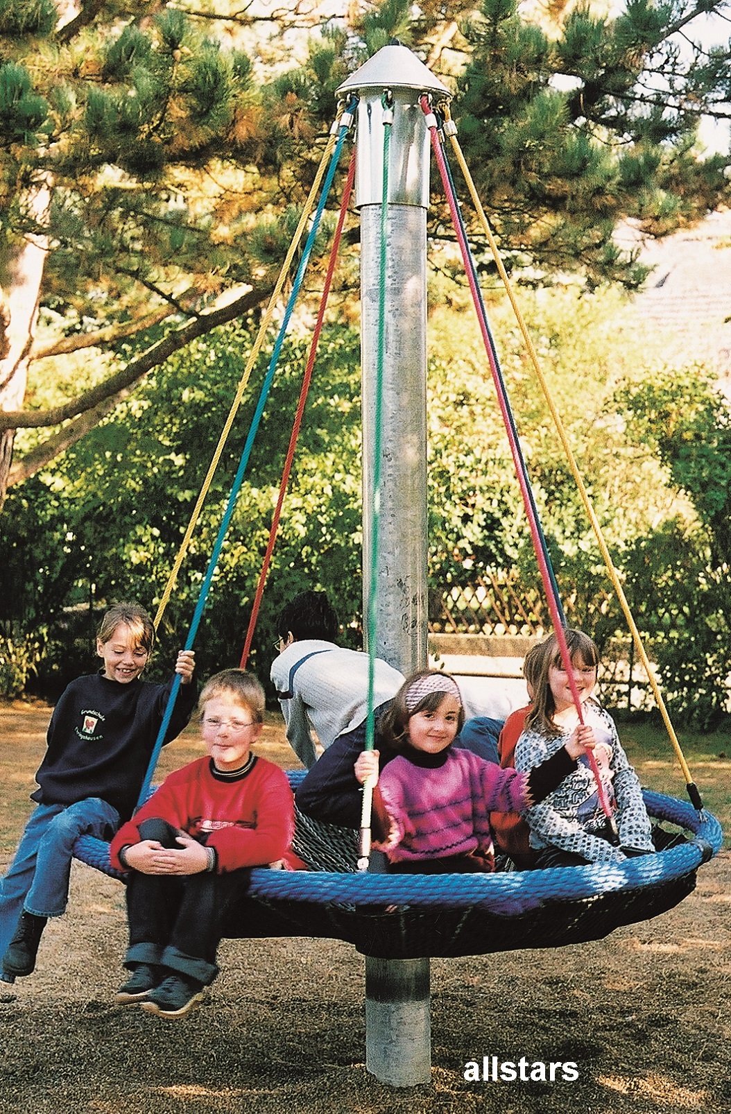 Vogelnest-Karussell Karussell drehbar Kletteranlage Kreisel KiGa KiTa öffentlicher Spielplatz Huck – Bild 8