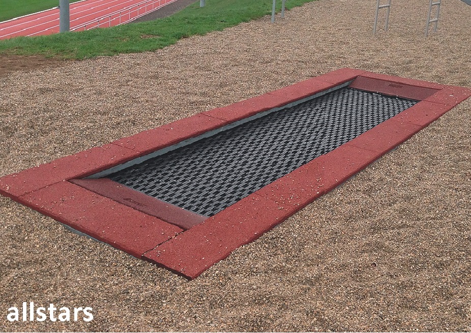 Eingrabrahmen für Trampolin XXL Einbautrampolin Hally-Gally allstars – Bild 3