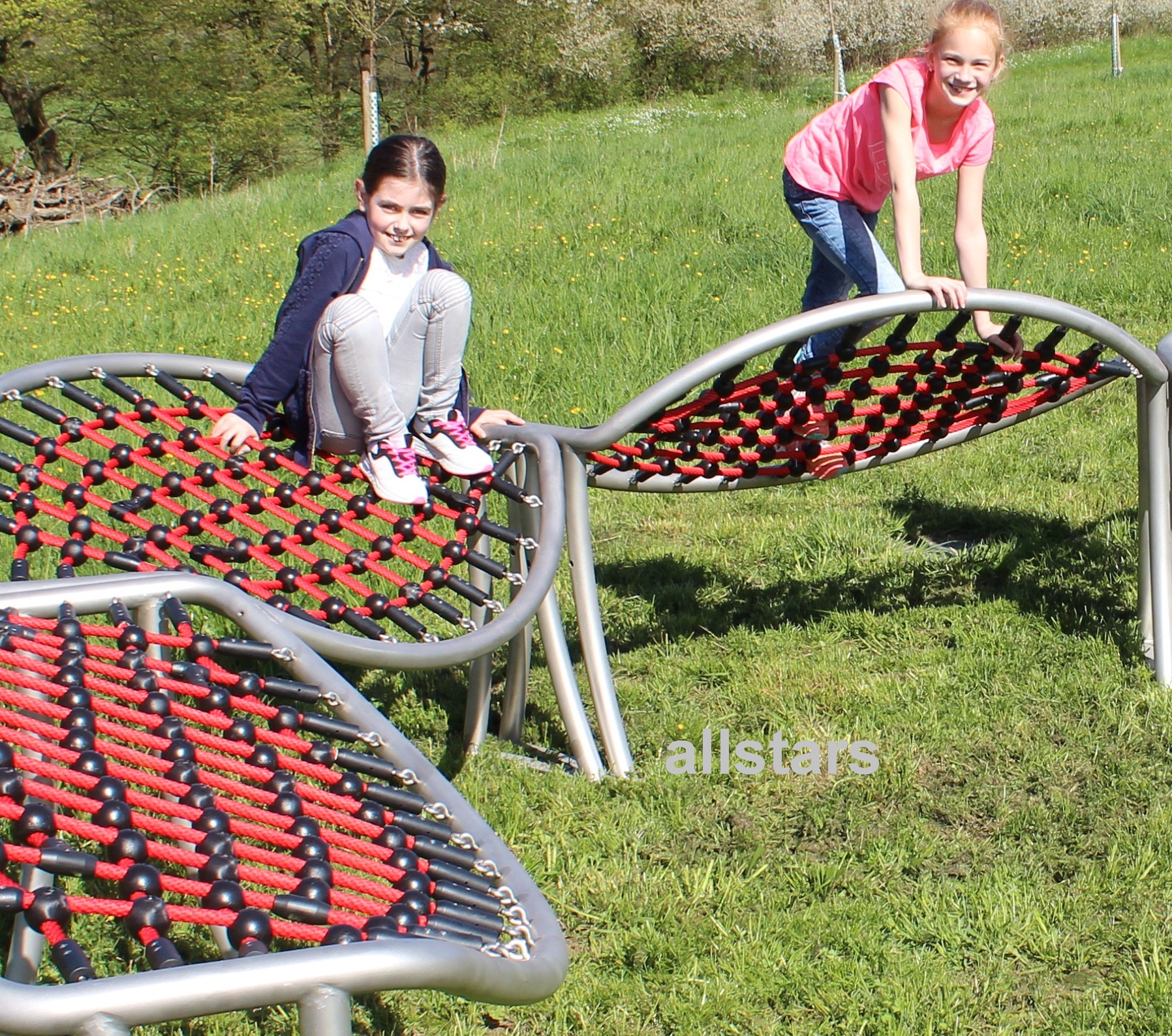 Element für Achterbahn schräg 90° Bogen nach innen für Klettergestell mit 1 Netzteil Hally-Gally – Bild 4