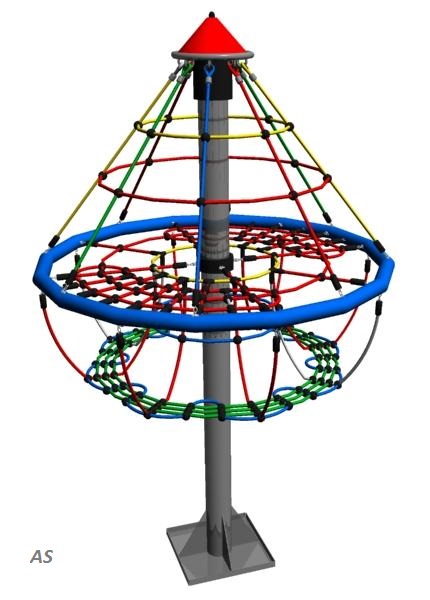 Spielplatzgeräte Wichtelwind Karussell Minikarussell Hally-Gally – Bild 2