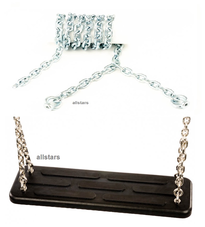 Beckmann Schaukel Schaukelsitz Jumbo Sicherheitsschaukelsitz mit Alu-Einlage und Ketten vz.