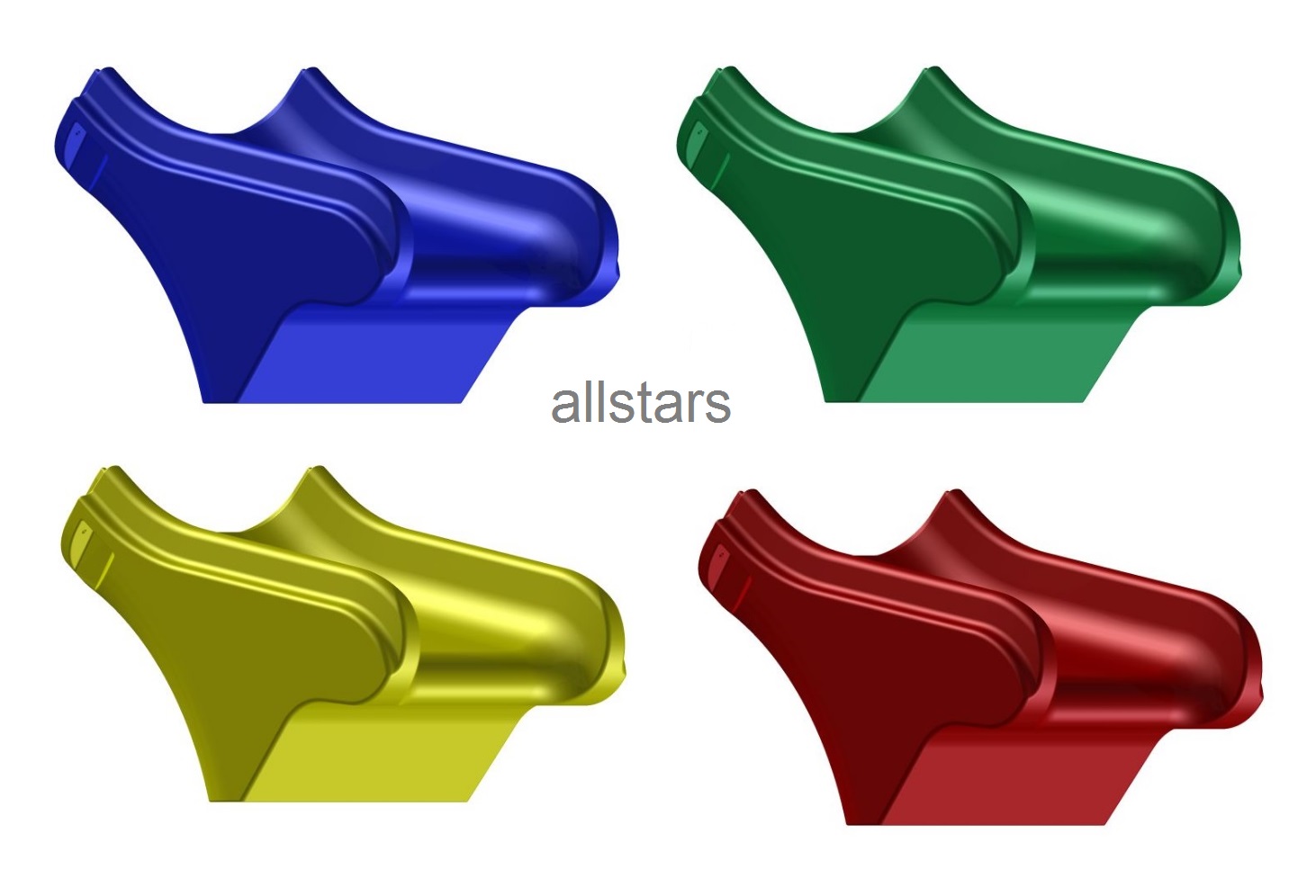 Rutsche Modulrutsche PE Auslauf Hangrutsche 1 Modul Anbaurutsche Beckmann