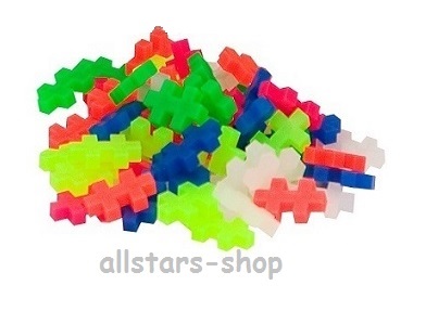 Plus-Plus Puzzle Bausteine Bauklötze Midi 400 neon allstars