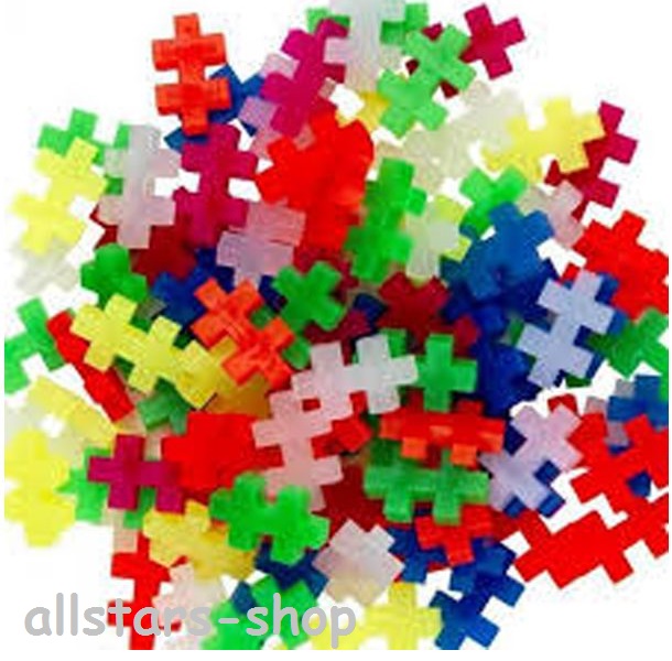 Plus-Plus Puzzle Bausteine Bauklötze Midi 400 neon allstars – Bild 4