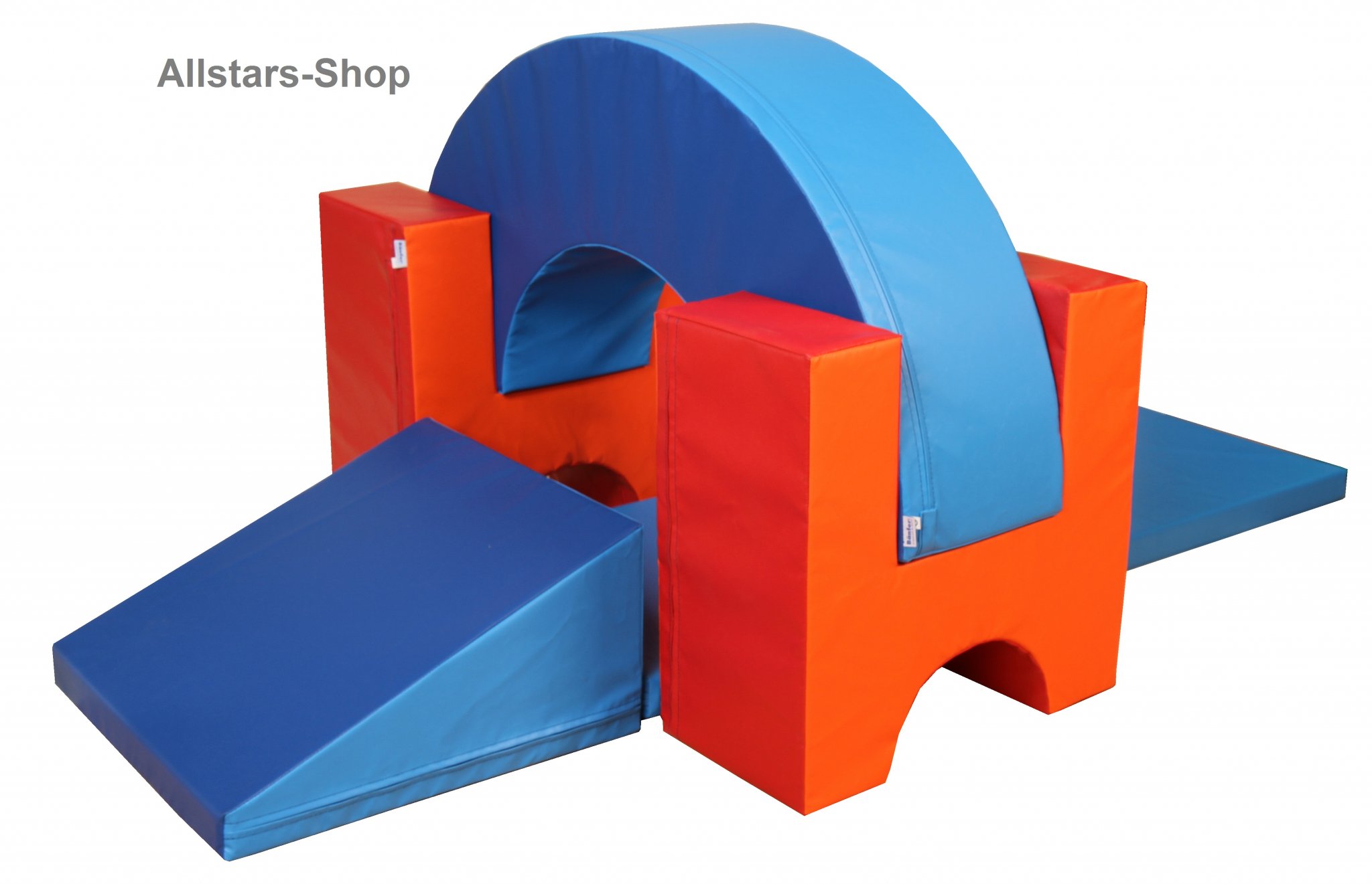 Bänfer Softbaustein Halbovalrolle 600 x 300 Maxi Schaumstoff-Baustein Großbaustein – Bild 4