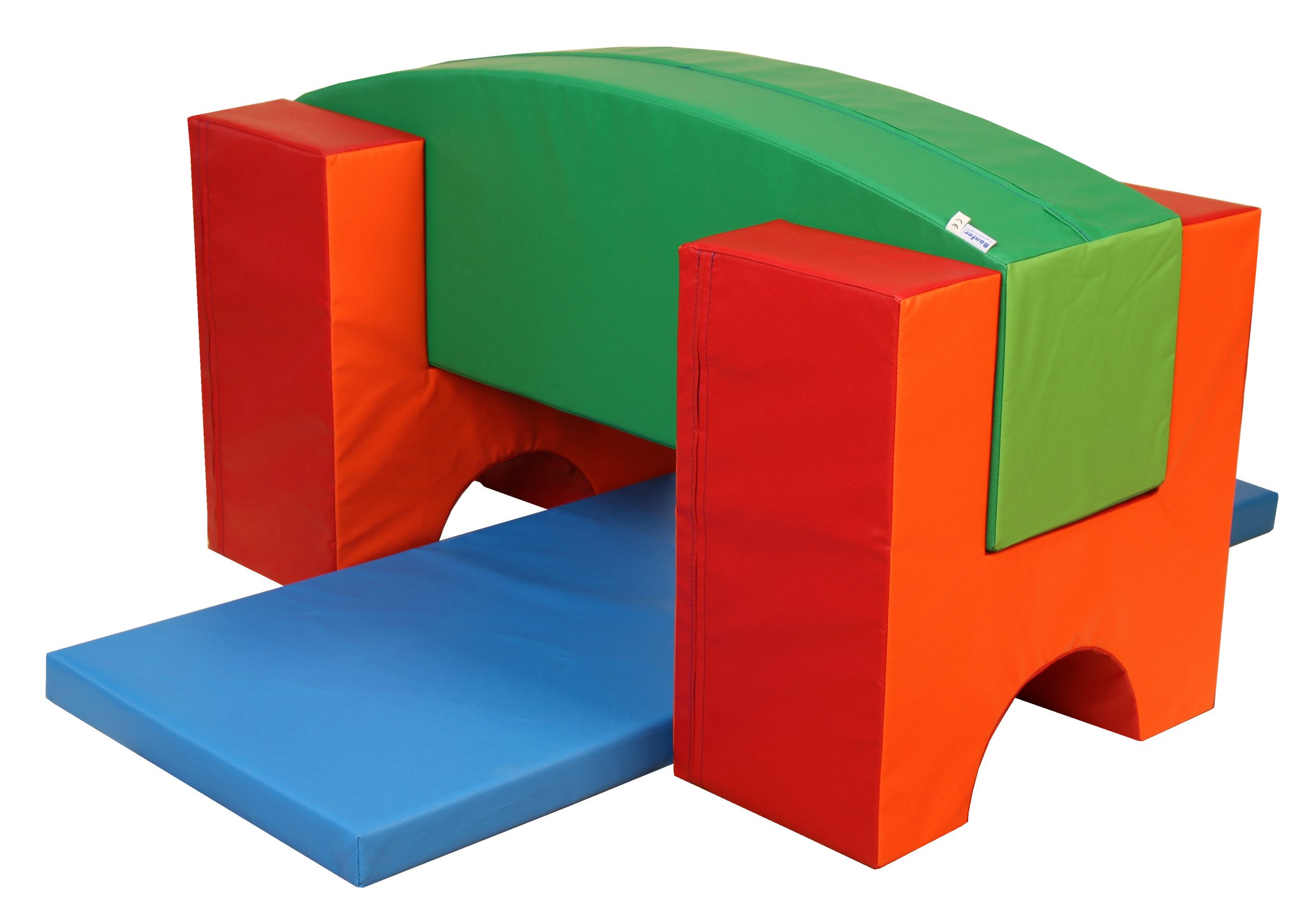 Bänfer Softbaustein Halbovalrolle 600 x 300 Maxi Schaumstoff-Baustein Großbaustein – Bild 6