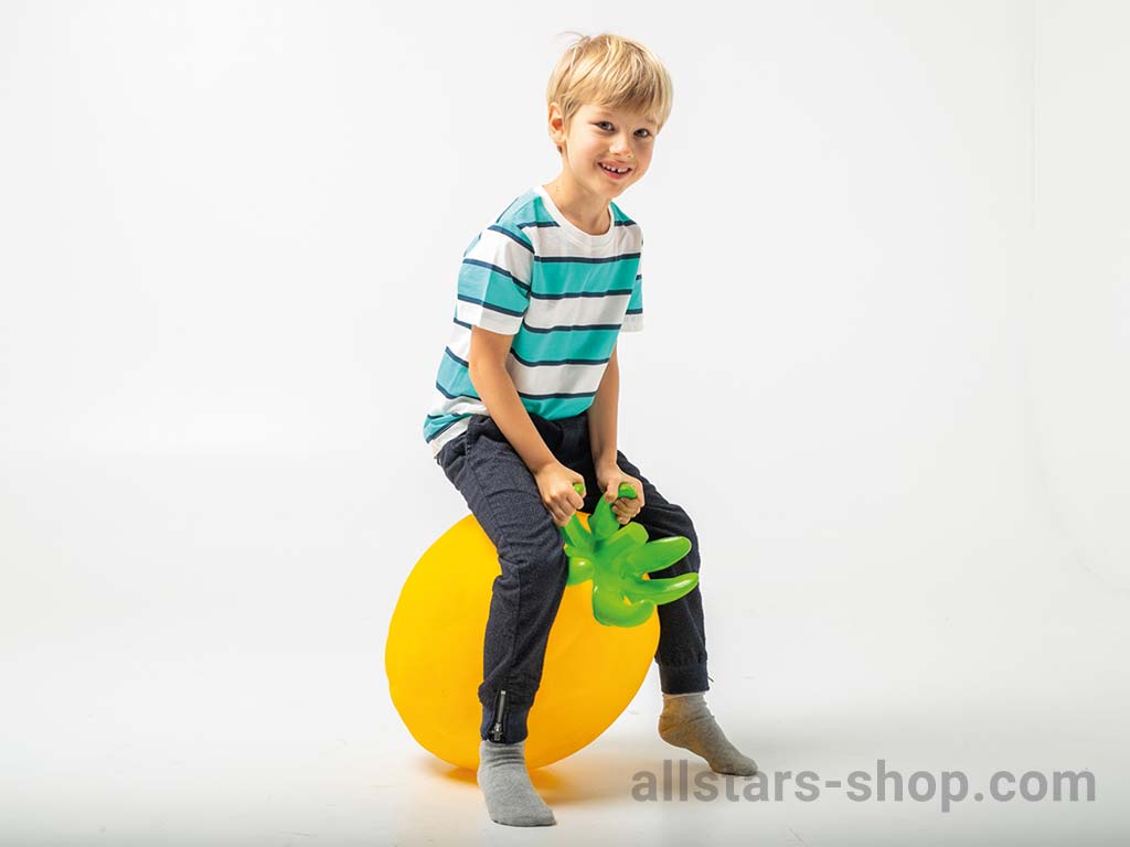 Allstars Hüpfball „Zitrone“ Hopser Hüpfball für Kindergarten Kita allstars – Bild 2