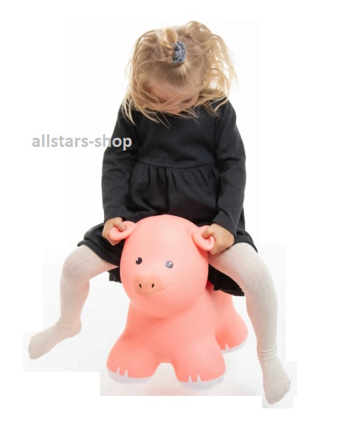 Hüpftier Set Hund+Ferkel+Katze+Kater Hüpfeball Hopser Hüpfgerät Kita allstars – Bild 9