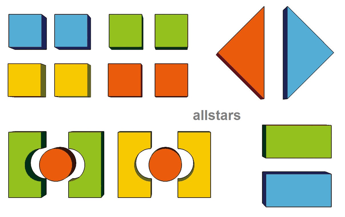Bänfer Kids Softbausteine Bausteinsatz + Rollwagen 20-tlg. Schaumstoffbausteine Hülle – Bild 3