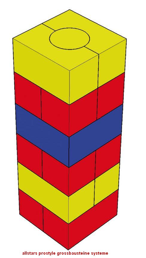 Bänfer Kids Softbausteine Bausteinsatz + Rollwagen 20-tlg. Schaumstoffbausteine Hülle – Bild 4