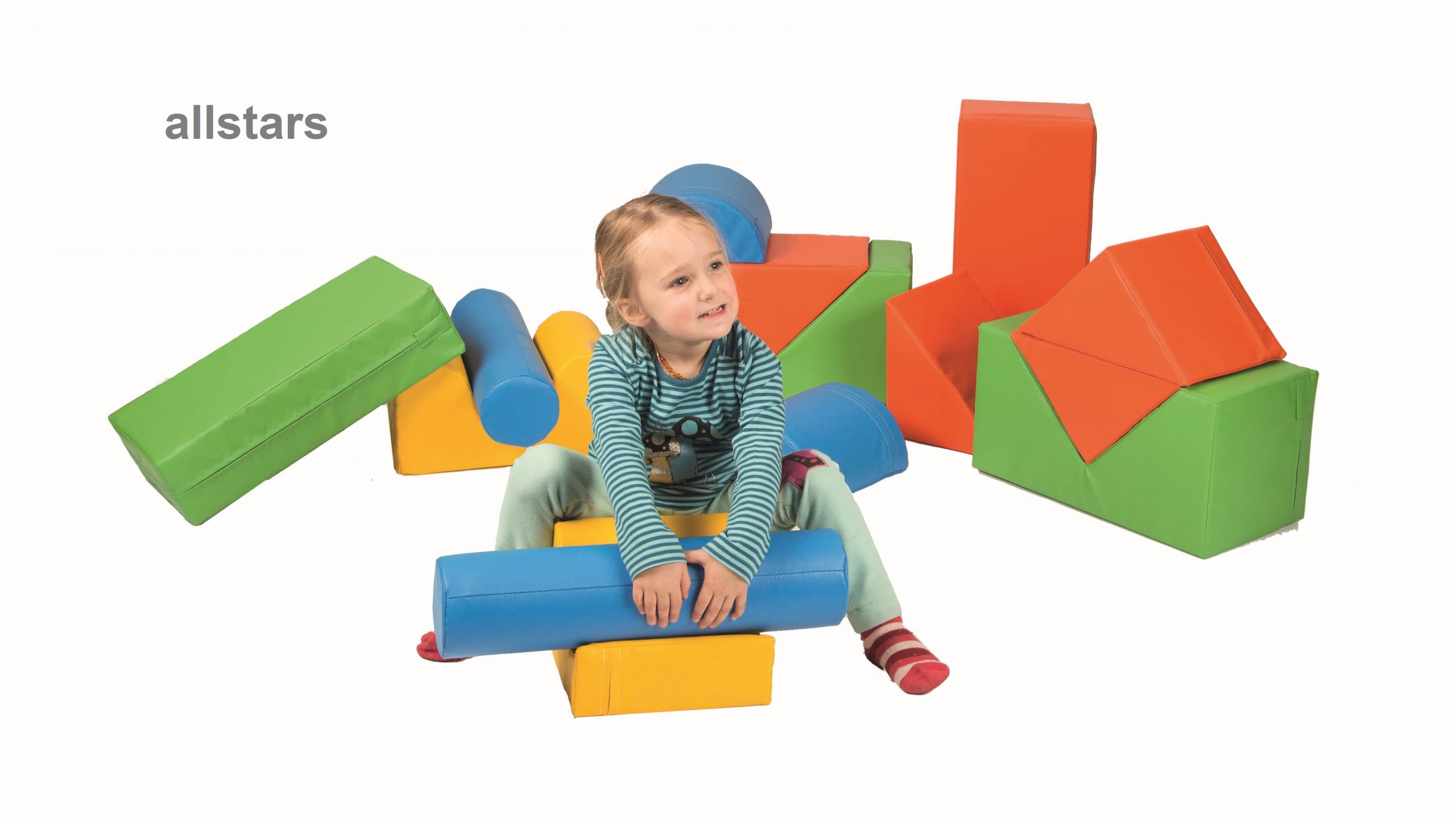 Bänfer Kids Softbausteine Bausteine KreaKtiv Bausteinsatz 14-tlg. MEDI Schaumstoff