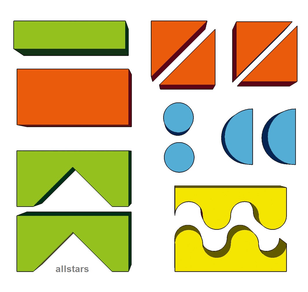 Bänfer Kids Softbausteine Bausteine KreaKtiv Bausteinsatz 14-tlg. MEDI Schaumstoff – Bild 4