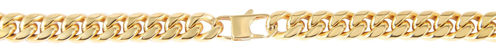 Akzent Panzerkette aus Edelstahl, goldfarben, Breite 12mm 5000155-0500 – Bild 3