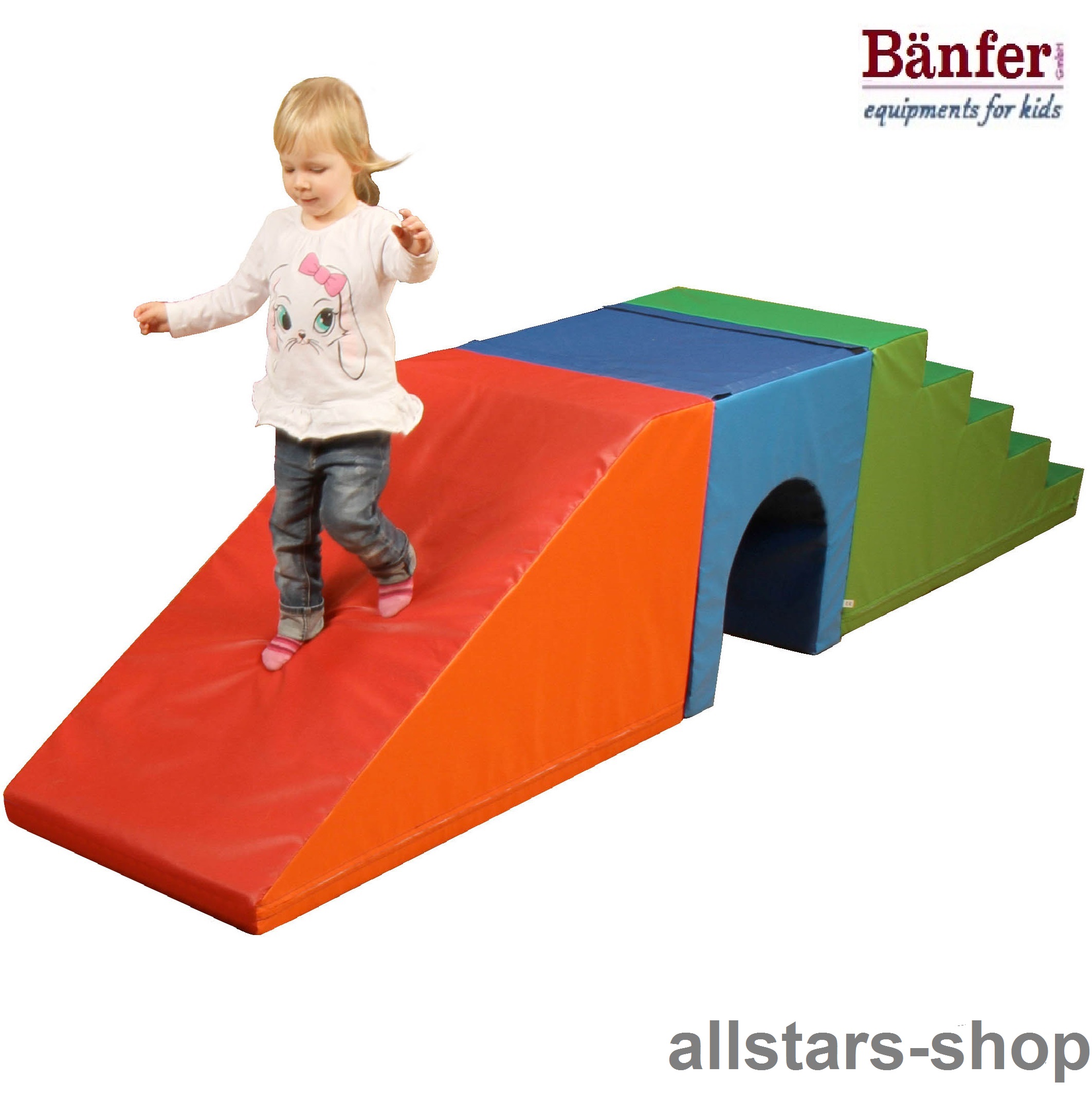 Bänfer Kids Softbausteine 3 tlg. Maxi Schaumstoffbausteine Bausteine Baumodul