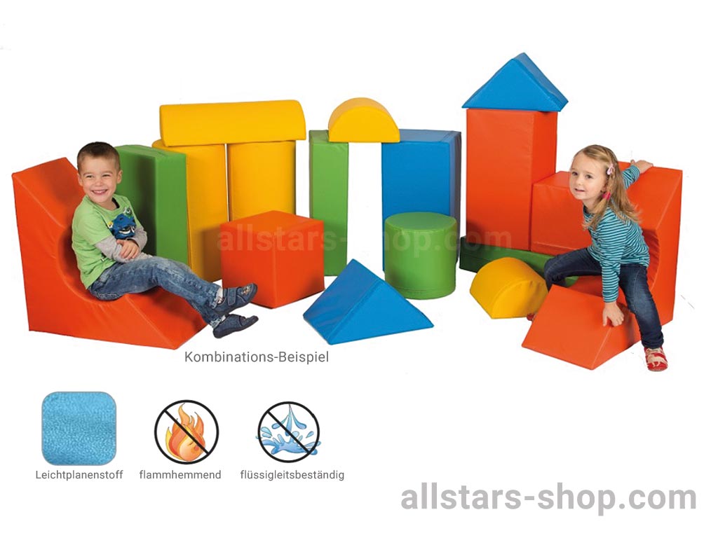 Bänfer Softbaustein Brücke/U-Element 300x600x600 mm Maxi Schaumstoff-Baustein – Bild 2