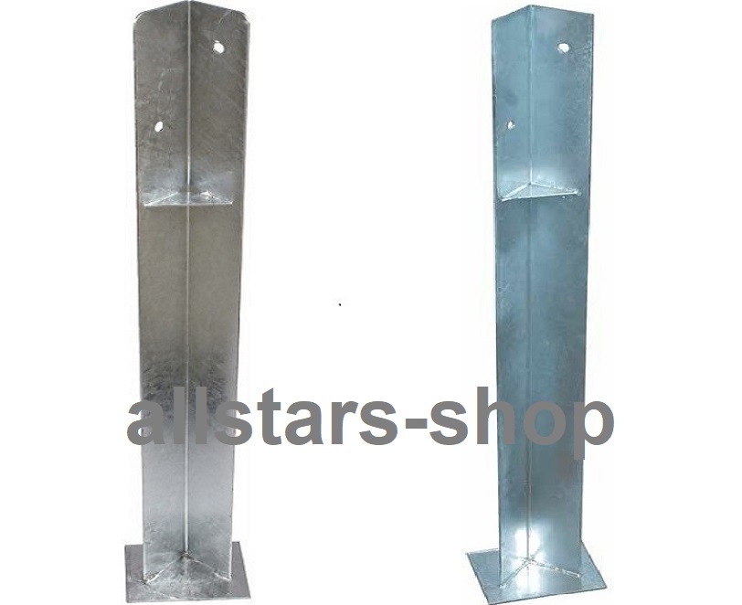 Pfostenschuhe Pfostenschuh für Kantholz-Pfosten L = 1.100 mm vz Schenkellänge 95 mm 1 Stück Einschubtiefe 25 cm Beckmann