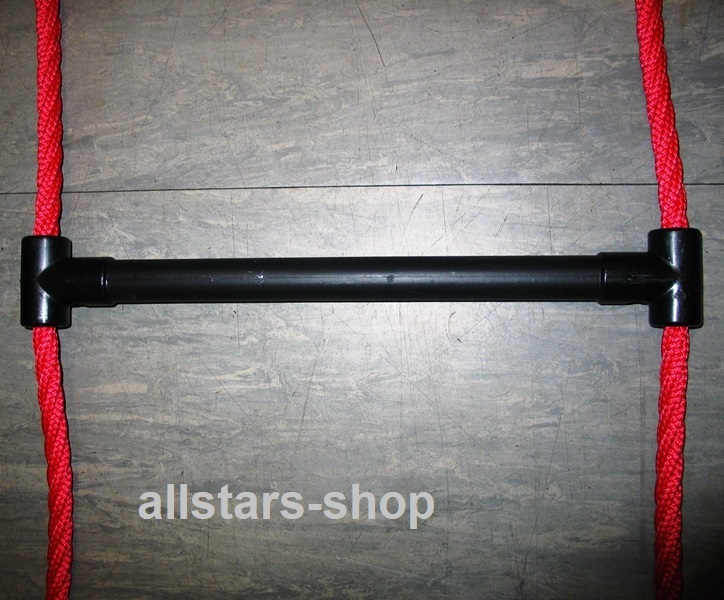 Strickleiter Profi Sprossenleiter Kunststoffsprossen Kunststoffseil mit Stahleinlage L = 2 m Br = 42 cm Beckmann – Bild 5