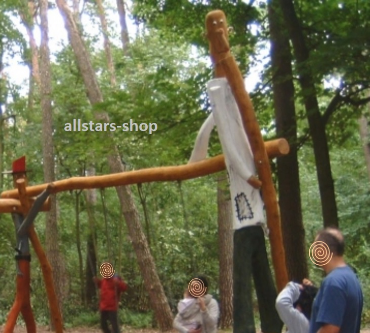 Zweierschaukel „Ritterschaukel“ Nestschaukel Holzschaukel Robinie Eiche Schaukel Holzidee – Bild 2