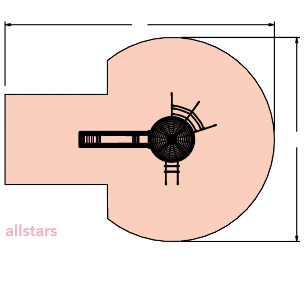 Huck Kletterturm Asslar Spielturm mit Rutsche Vogelnest Kletternetz Stahlpfosten A – Bild 3