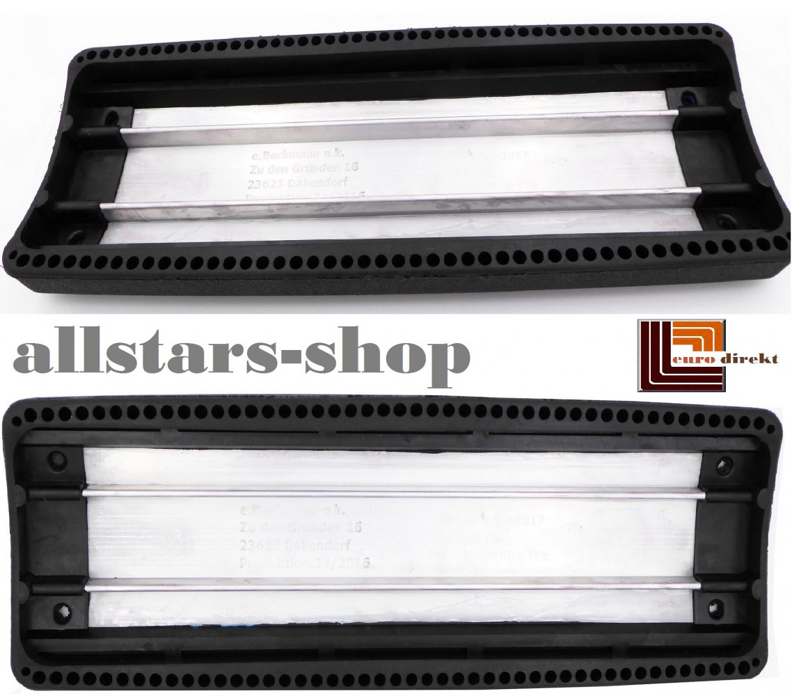 Beckmann Schaukelsitz Typ 3 Gummi abgerundet Schaukel mit Alu-Verstärkung mit V2A-Ketten TÜV für öffentlichen Bereich schwarz – Bild 2