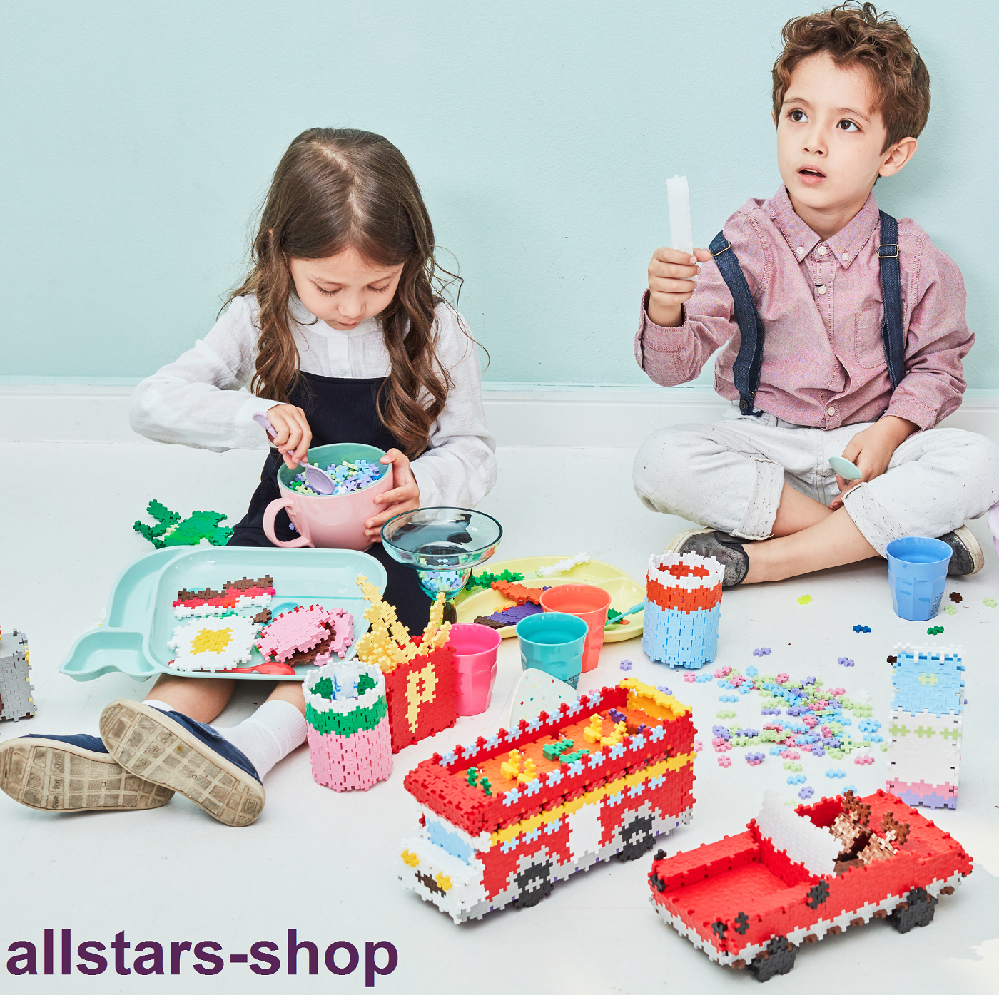 Plus-Plus Puzzle Bausteine Bauklötze Mini Basic 3600 allstars – Bild 3