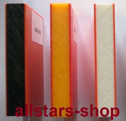 HDPE Platten 10 Stück zweifarbig grün/schwarz/grün Stärke 19 mm 1.500 x 1.500 mm HDPE-Platte HD Polyethylen PAK-frei durchgefärbt – Bild 2