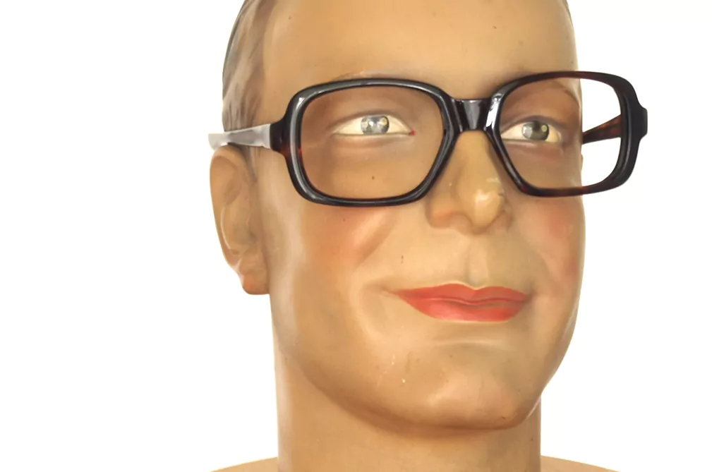 Echte Vintagebrille aus den 1970er Jahren, sehr groß – Bild 3