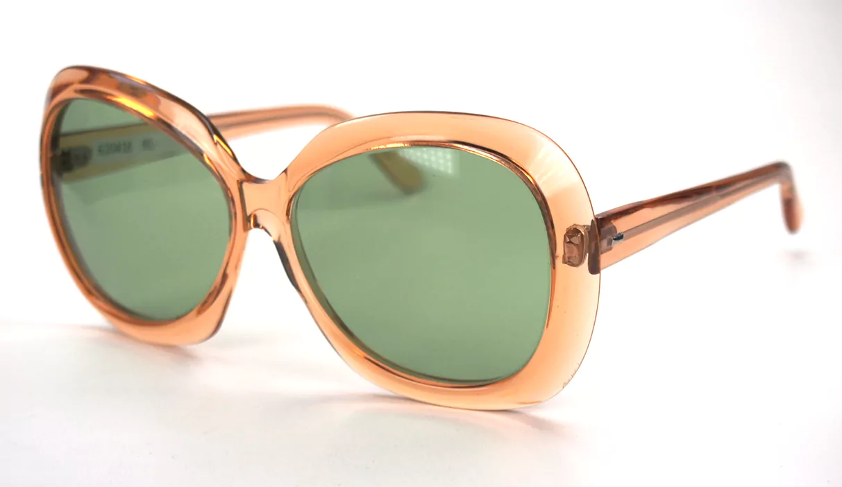 Sonnenbrille echt Vintage der 90er Jahre mit hellgünen Gläsern