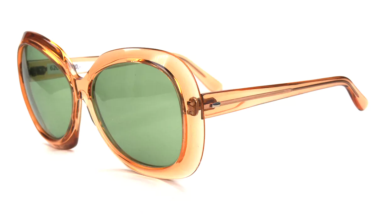 Sonnenbrille echt Vintage der 90er Jahre mit hellgünen Gläsern – Bild 2