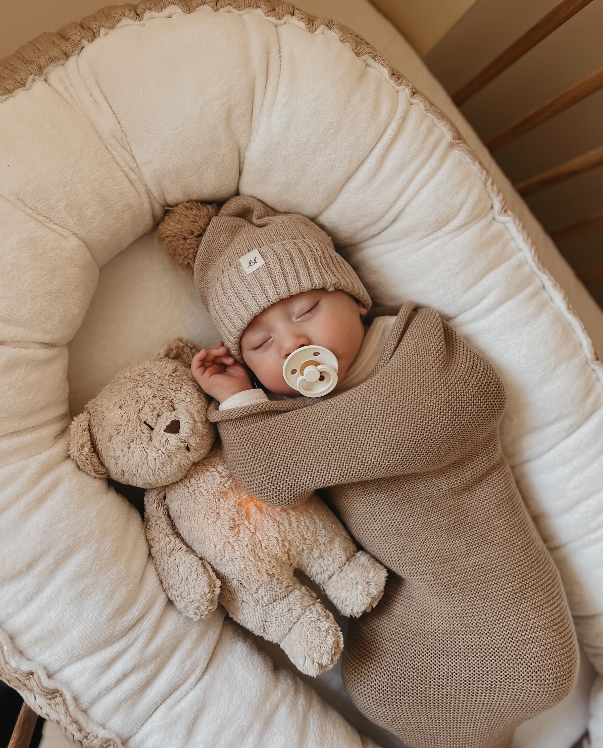 Humming Bear Sand Natur Schlafspielzeug – Moonie – Bild 7